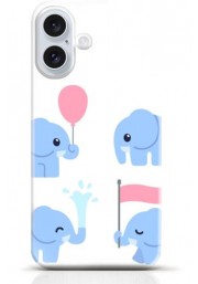 Elephant iPhone 16 case Style 21