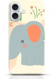 Elephant iPhone 16 Plus case Style 1