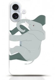Elephant iPhone 16 Plus case Style 13