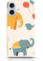 Elephant iPhone 16 Plus case Style 3