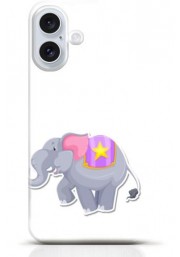 Elephant iPhone 16 Plus case Style 4