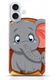 Elephant iPhone 16 Plus case Style 9