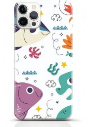Fish iPhone 12 Pro max case Style 24