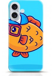 Fish iPhone 16 case Style 16