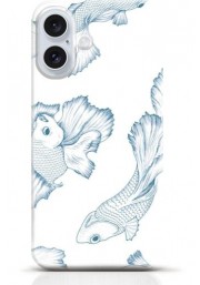 Fish iPhone 16 case Style 25