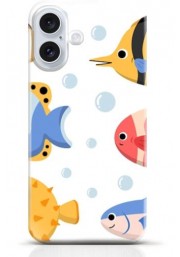 Fish iPhone 16 Plus case Style 1