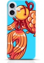 Fish iPhone 16 Plus case Style 18