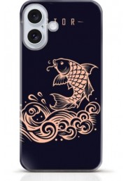 Fish iPhone 16 Plus case Style 3
