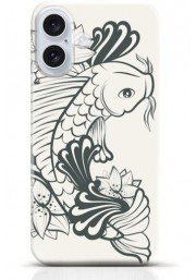 Fish iPhone 16 Plus case Style 4