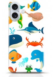 Fish iPhone 16 Plus case Style 6