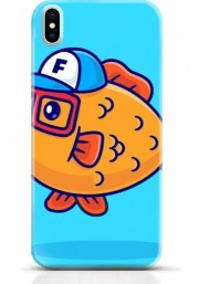 Fish iPhone XS case Style 16
