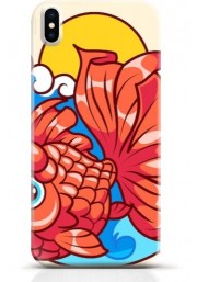 Fish iPhone XS case Style 17