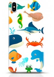 Fish iPhone XS case Style 6