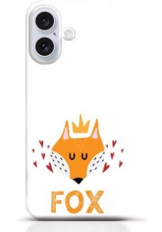 Fox iPhone 16 case Style 12