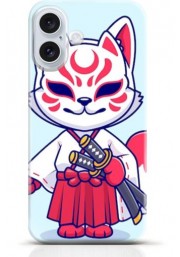 Fox iPhone 16 Plus case Style 21