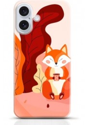 Fox iPhone 16 Plus case Style 3