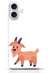 Goat iPhone 16 Plus case Style 17