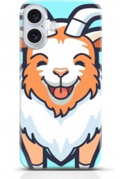 Goat iPhone 16 Plus case Style 25
