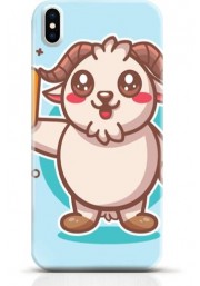 Goat iPhone XS case Style 15