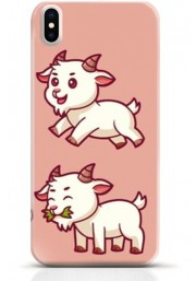 Goat iPhone XS case Style 16