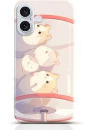 Hamster iPhone 16 case Style 17