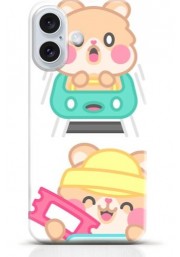 Hamster iPhone 16 case Style 3