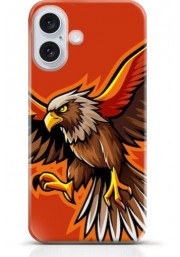Hawk iPhone 16 Plus case Style 15