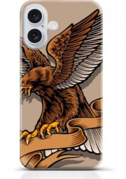 Hawk iPhone 16 Plus case Style 16