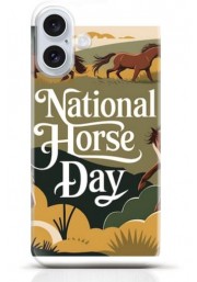 Horse iPhone 16 case Style 14