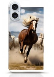 Horse iPhone 16 Plus case Style 1