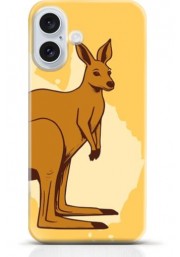 Kangaroo iPhone 16 case Style 23