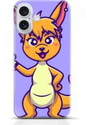 Kangaroo iPhone 16 Plus case Style 17