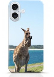 Kangaroo iPhone 16 Plus case Style 22