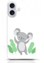 Koala iPhone 16 Plus case Style 25