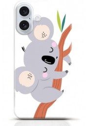 Koala iPhone 16 Plus case Style 4