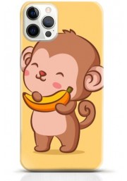 Monkey iPhone 12 Pro case Style 4
