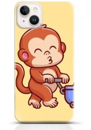 Monkey iPhone 15 case Style 16