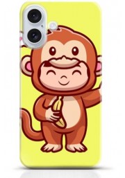 Monkey iPhone 16 case Style 12