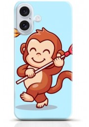 Monkey iPhone 16 case Style 18