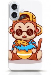 Monkey iPhone 16 case Style 19