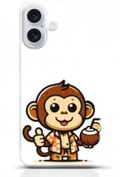 Monkey iPhone 16 case Style 2