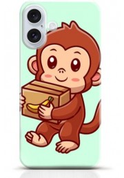 Monkey iPhone 16 case Style 24