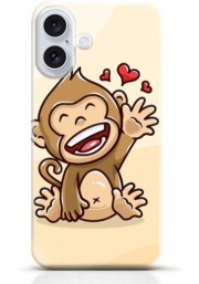 Monkey iPhone 16 case Style 3