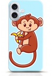 Monkey iPhone 16 case Style 9