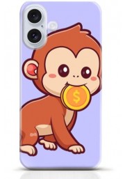 Monkey iPhone 16 Plus case Style 14