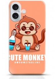 Monkey iPhone 16 Plus case Style 20
