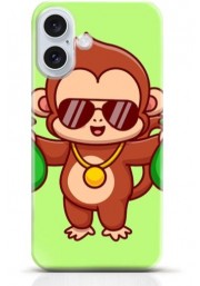 Monkey iPhone 16 Plus case Style 6