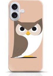 Owl iPhone 16 Plus case Style 1