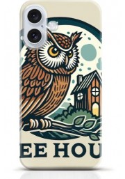 Owl iPhone 16 Plus case Style 12