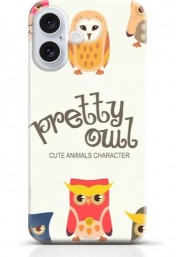 Owl iPhone 16 Plus case Style 13